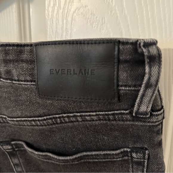 Everlane High Rise Dark Wash Straight-Leg Jeans Size 28 - Picture 7 of 10